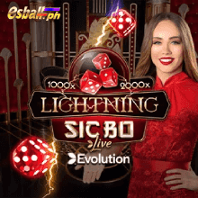 Evolution Lightning Sic Bo Game