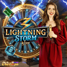 Evolution Lightning Storm Live Casino Game