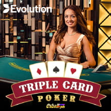 Evolution Gaming 3 Card Poker Casino Game Live