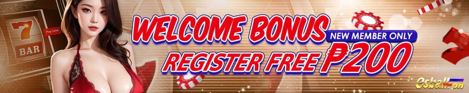 New Member Register Free 200 Deposit Bonus