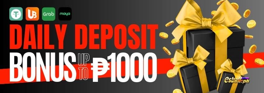 Deposit Daily Bonus Up to 1000