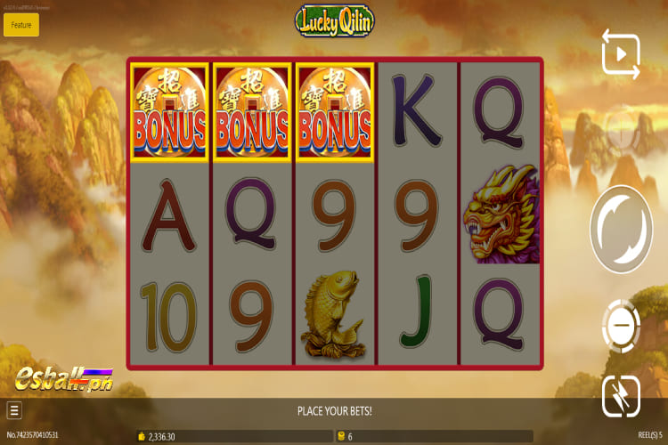 Lucky Qilin Slot Free Spin Bonus